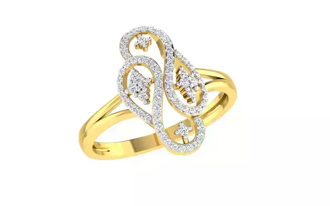 Women Ring  Render 3dm STL OBJ FBX MGX Details