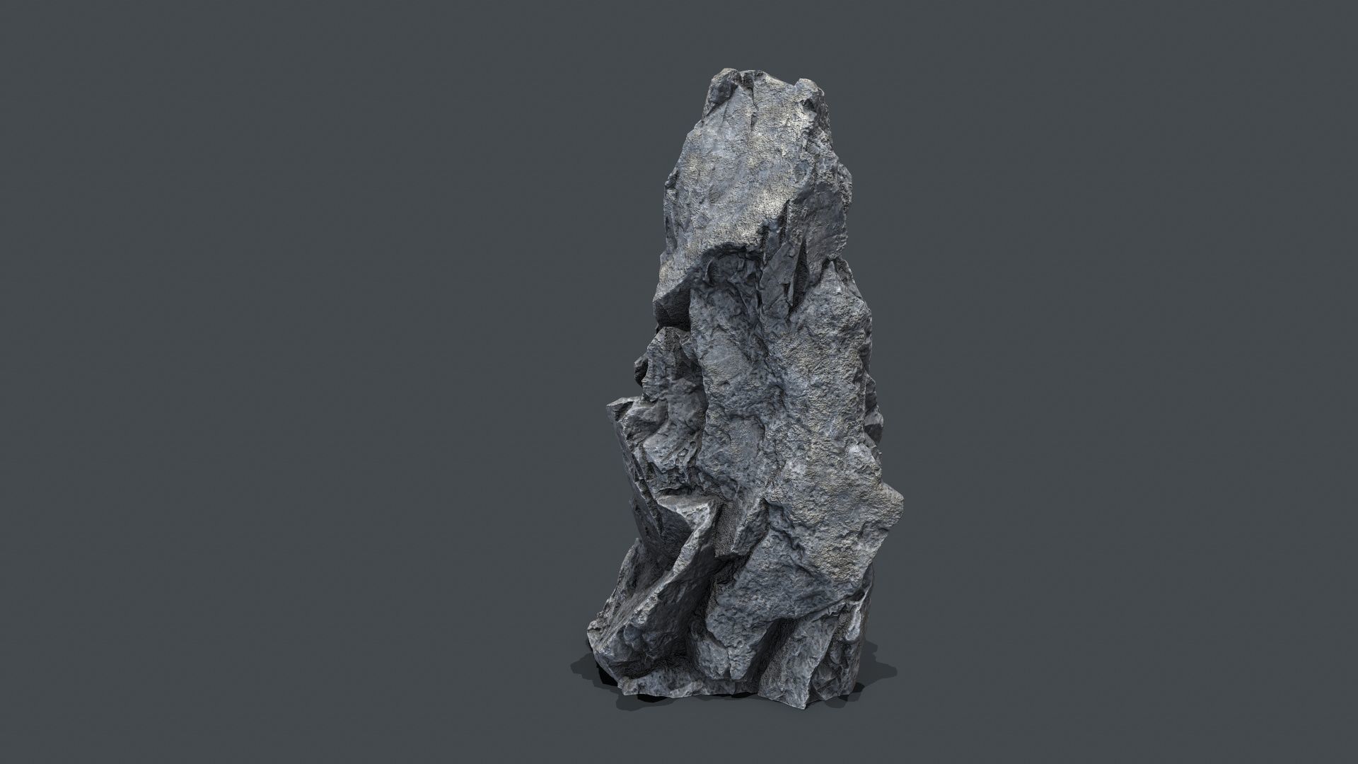 woman Statue Low-poly 3D model_7