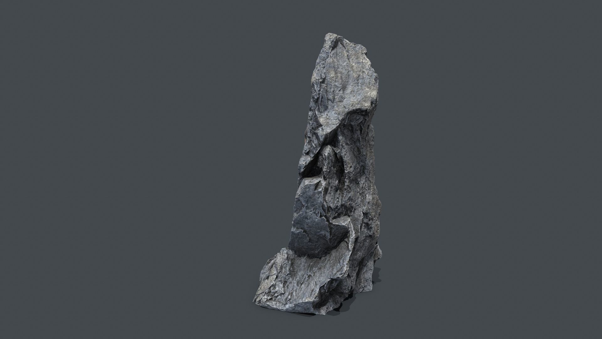 woman Statue Low-poly 3D model_6