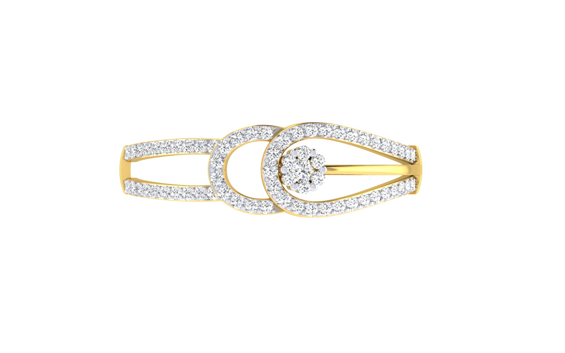 Women Ring Render 3dm STL OBJ FBX MGX Details 3D print model_7