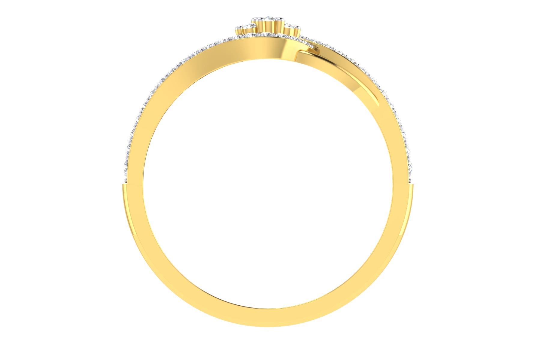 Women Ring Render 3dm STL OBJ FBX MGX Details 3D print model_3