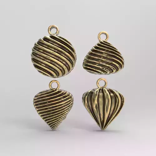 christmasbell decor baserelife  3D print model