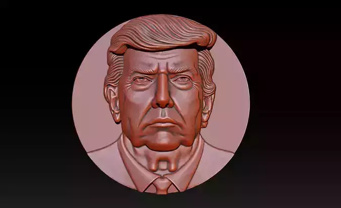 3D Donald Trump Bust
