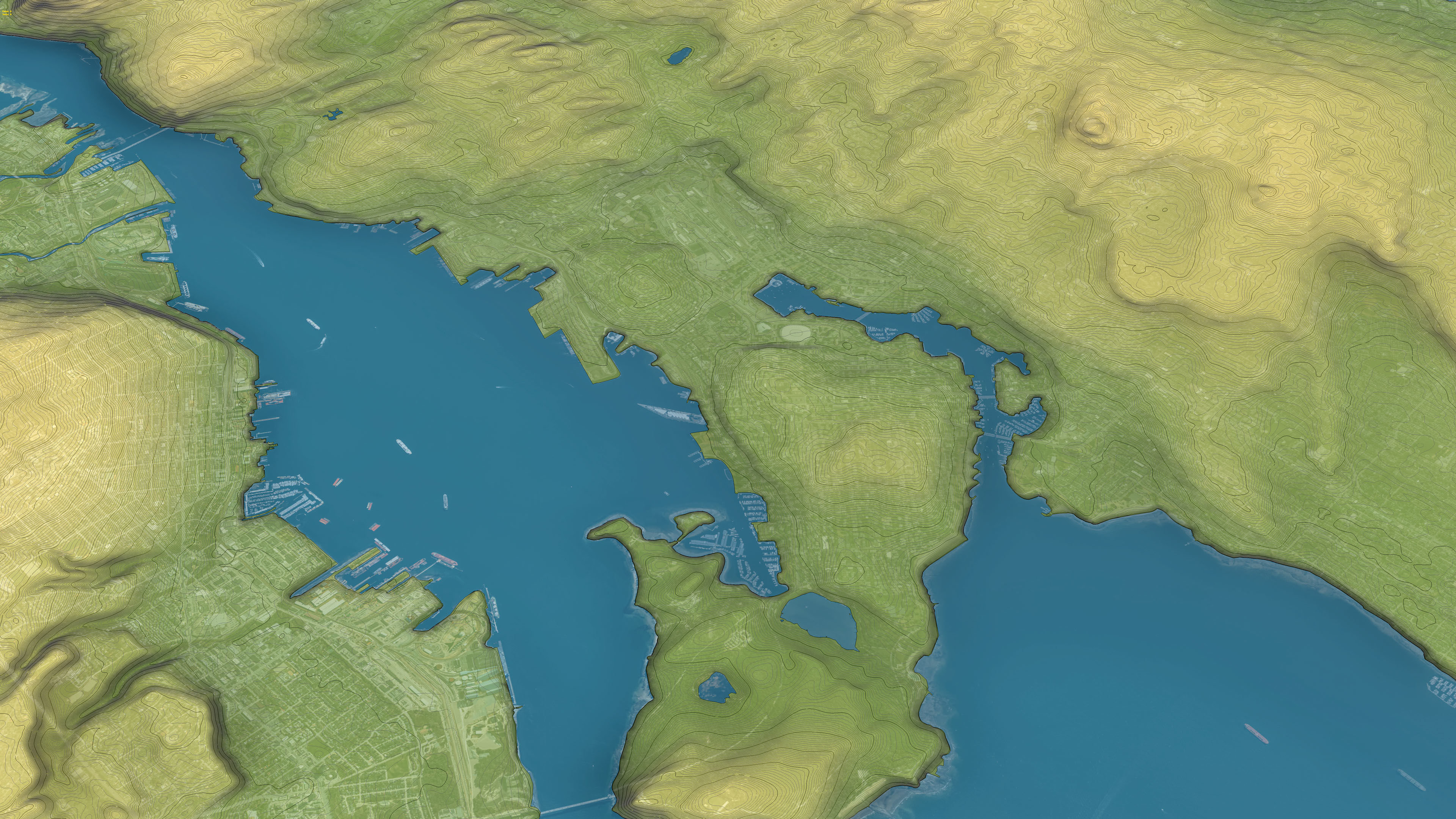 Vancouver - 3D City Topography Terrain 3D Model Collection_11