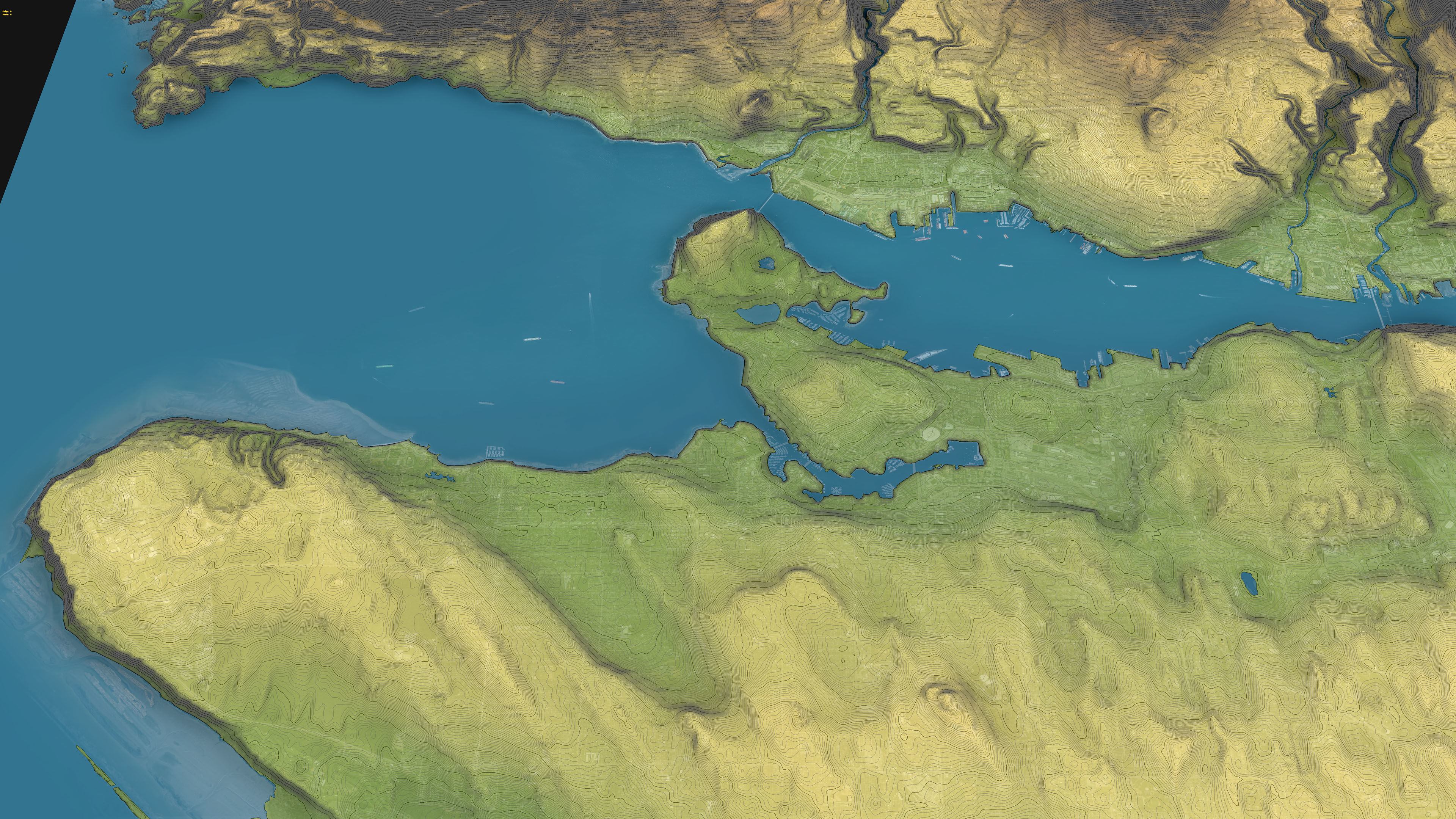 Vancouver - 3D City Topography Terrain 3D Model Collection_22