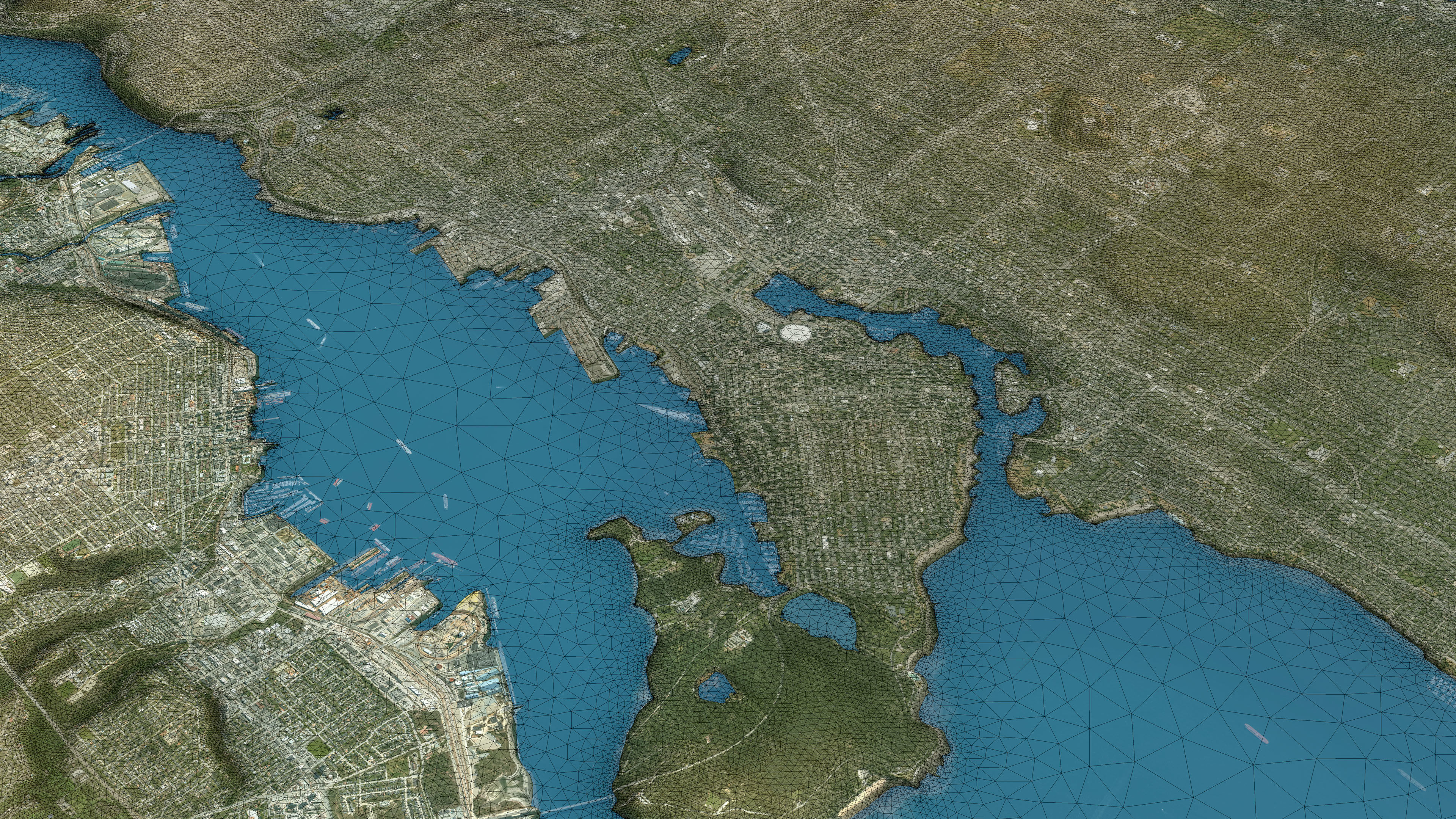 Vancouver - 3D City Topography Terrain 3D Model Collection_10