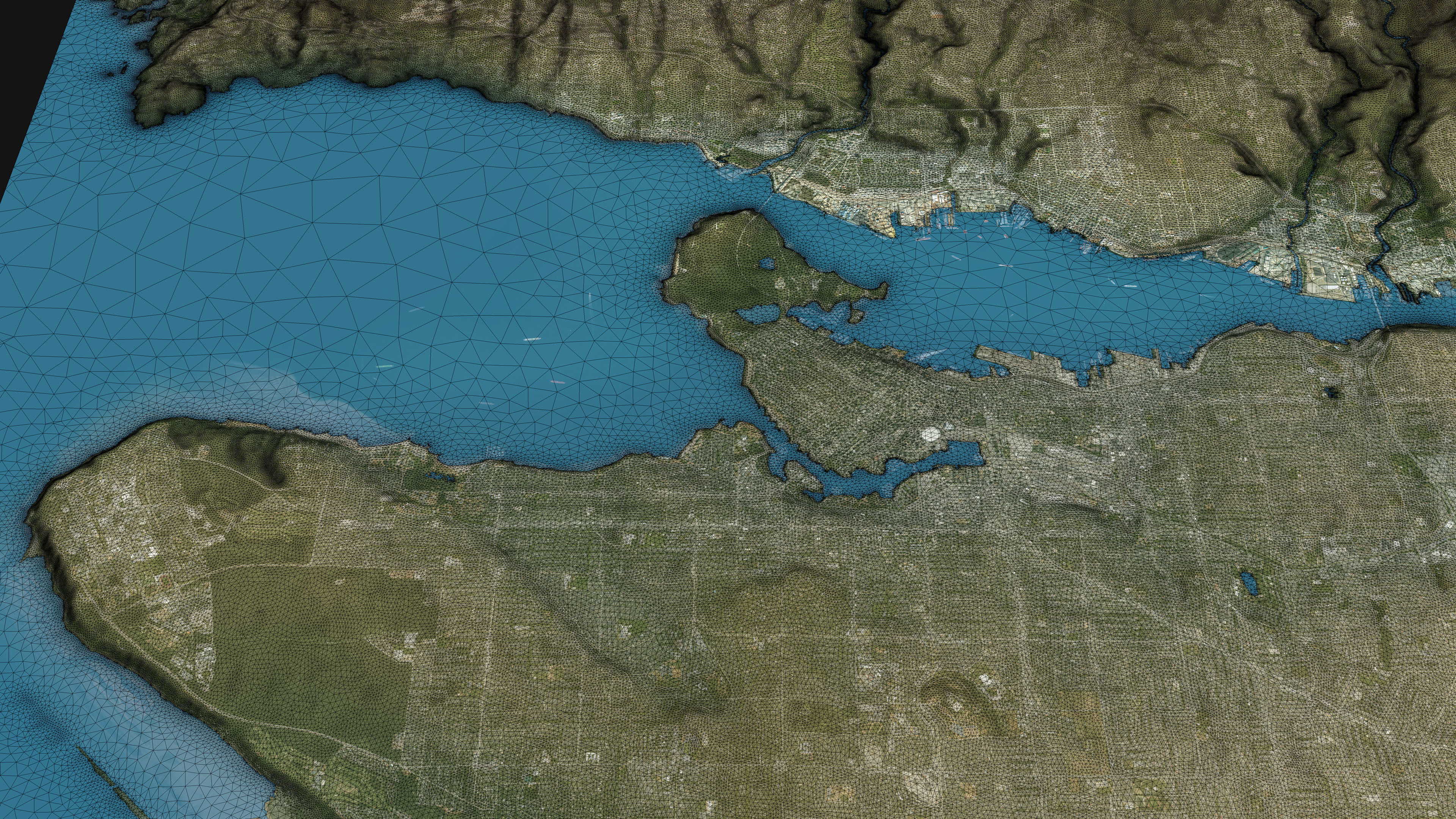 Vancouver - 3D City Topography Terrain 3D Model Collection_21