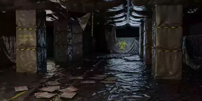 Quarantine Building - Post Apo - Pandemic Scene