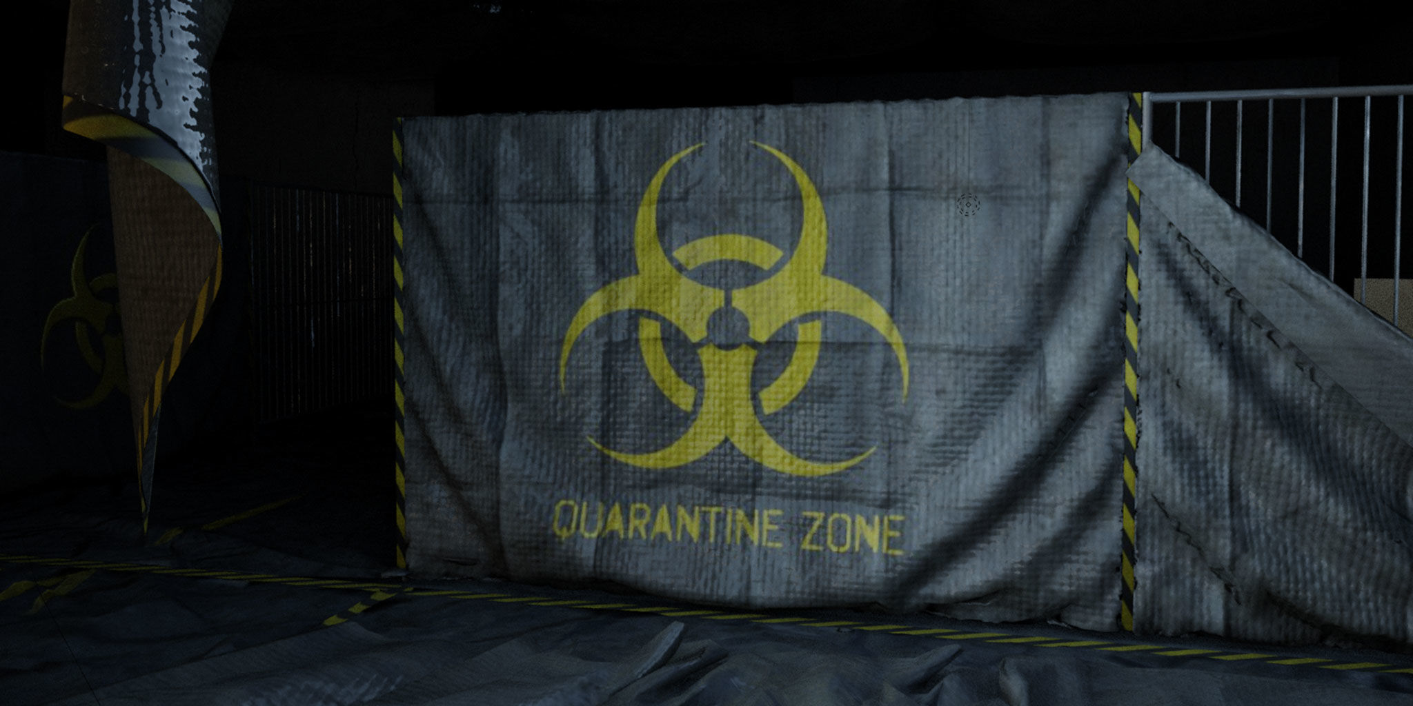 Quarantine Building - Post Apo - Pandemic Scene 3D model_2