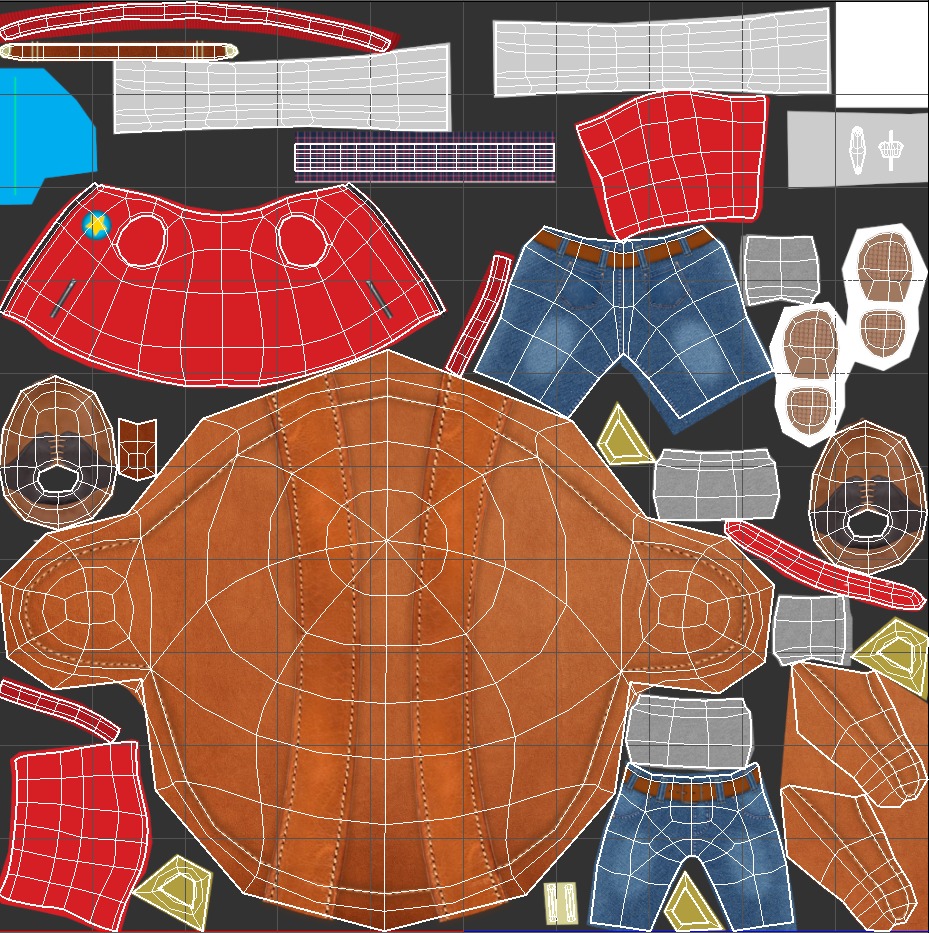 Rigged Low Poly Boy Cartoon character with 20 different outfits 3D model_14