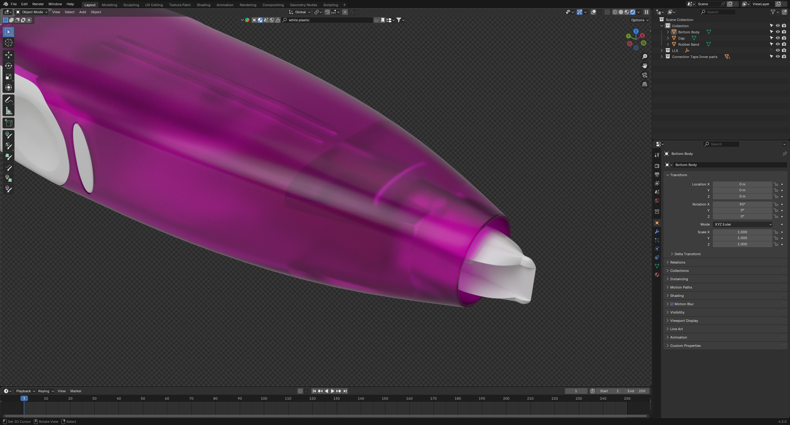 Correction Tape 3D model_29