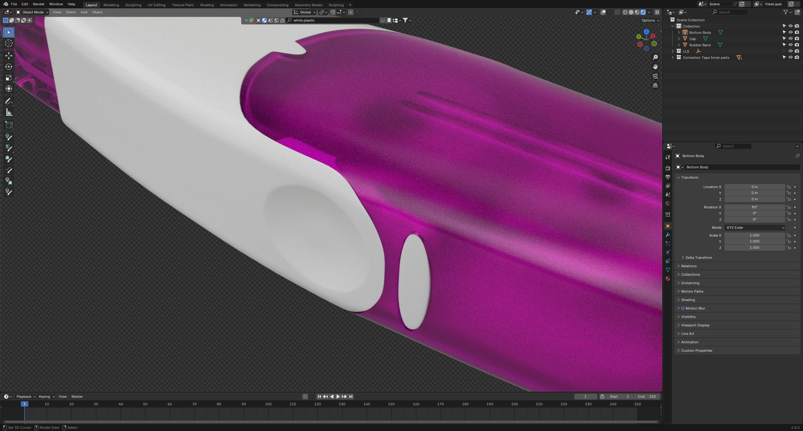 Correction Tape 3D model_30