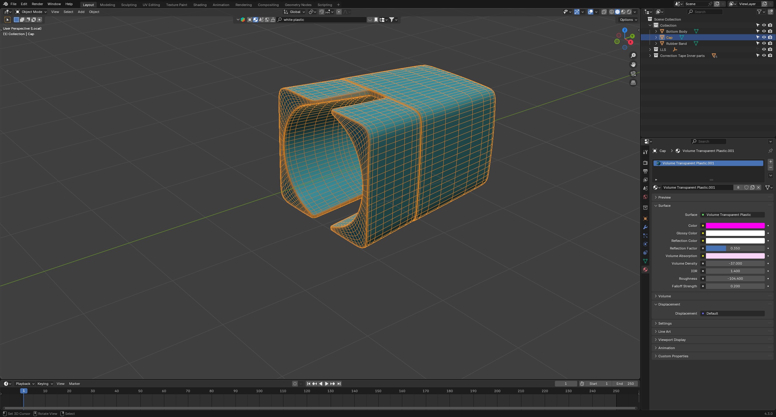 Correction Tape 3D model_12
