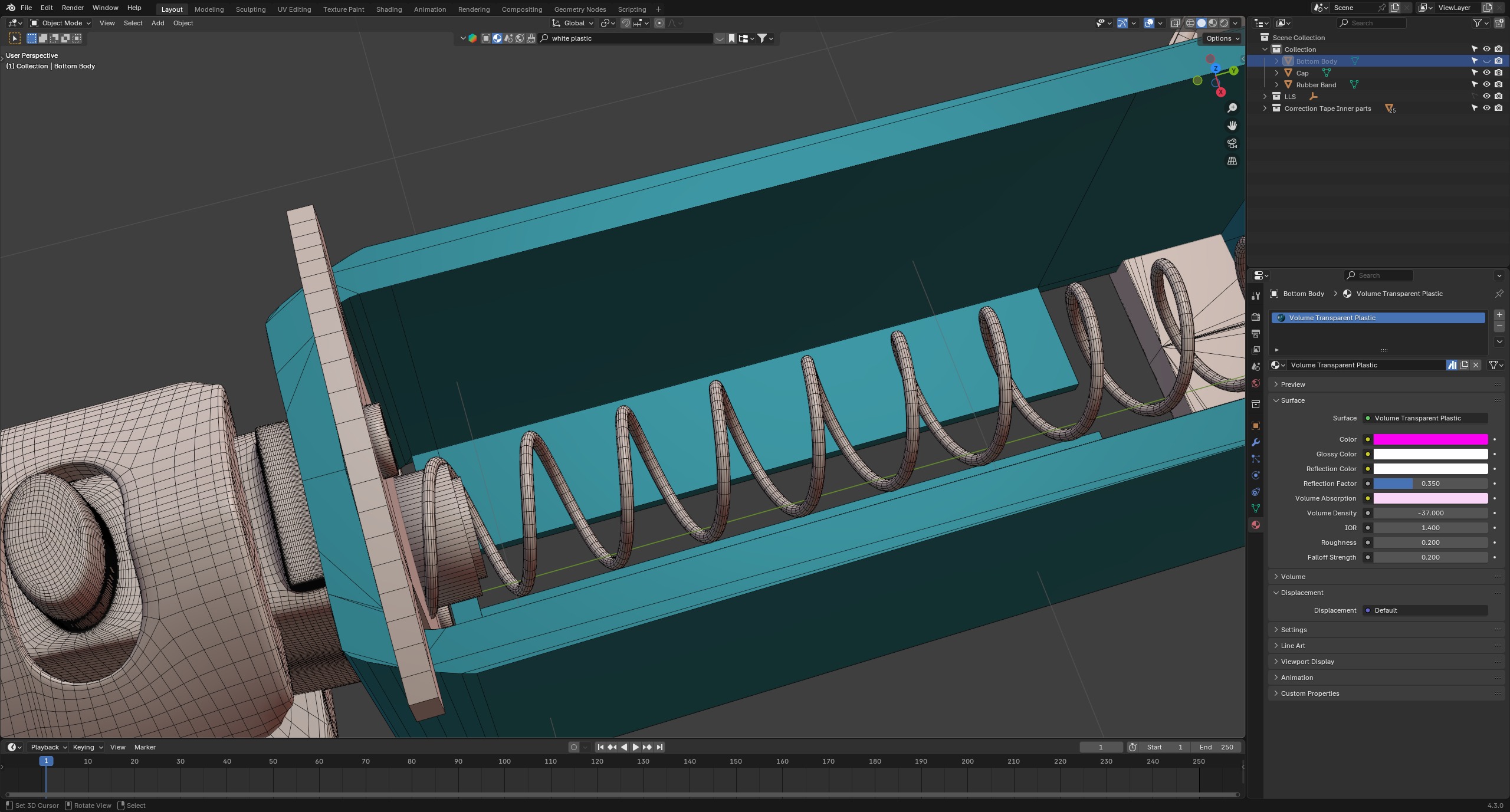 Correction Tape 3D model_24