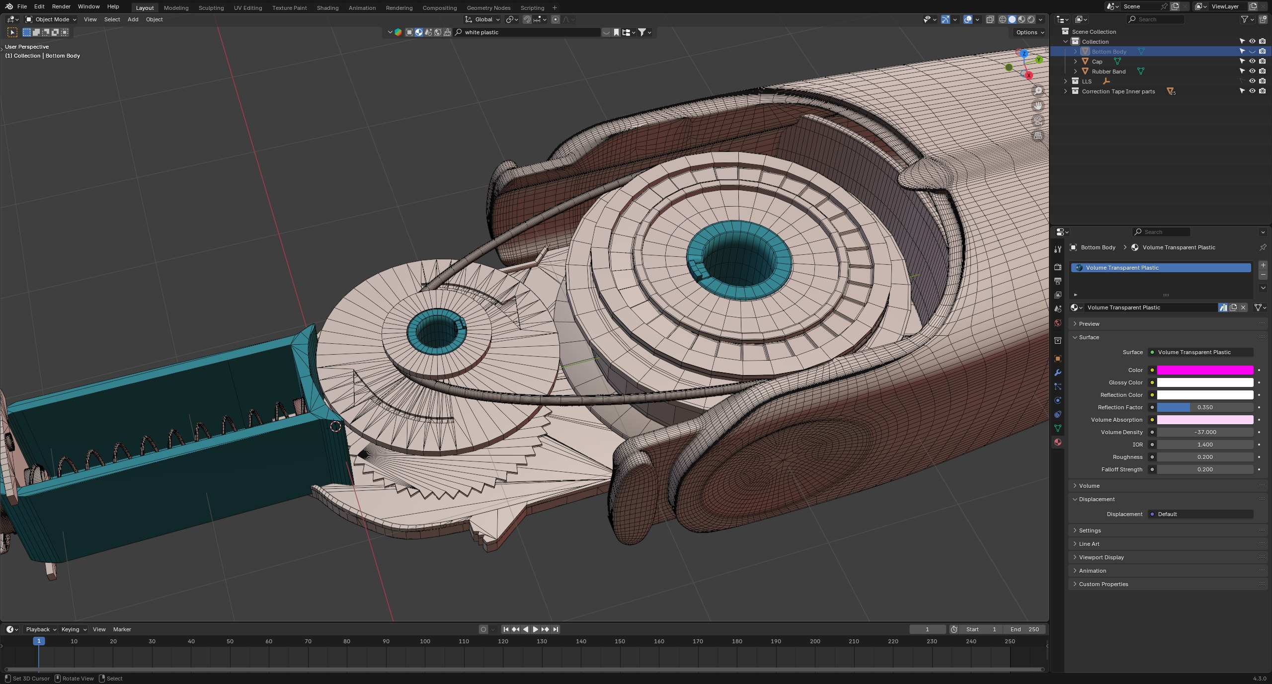 Correction Tape 3D model_21