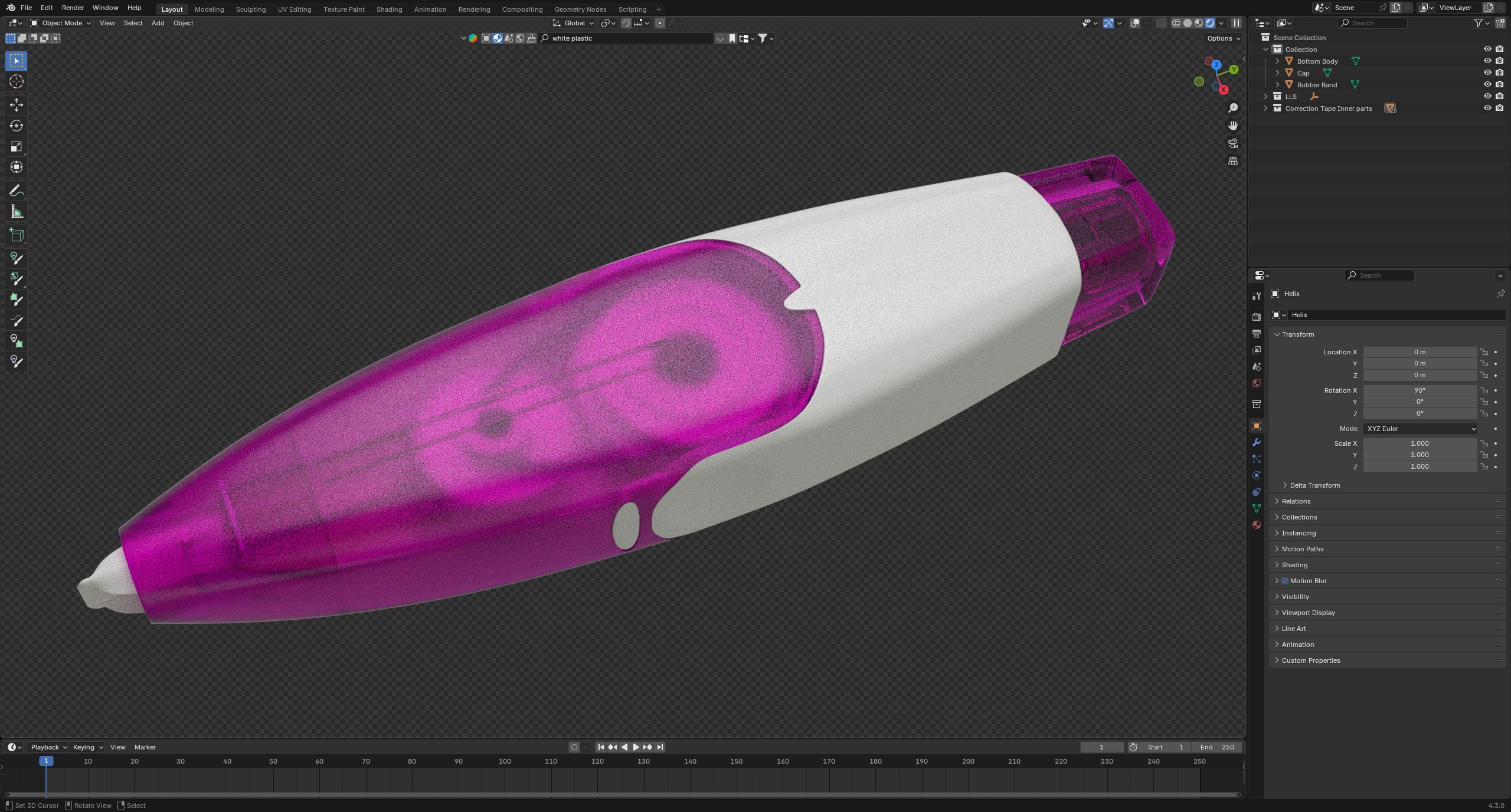 Correction Tape 3D model_22