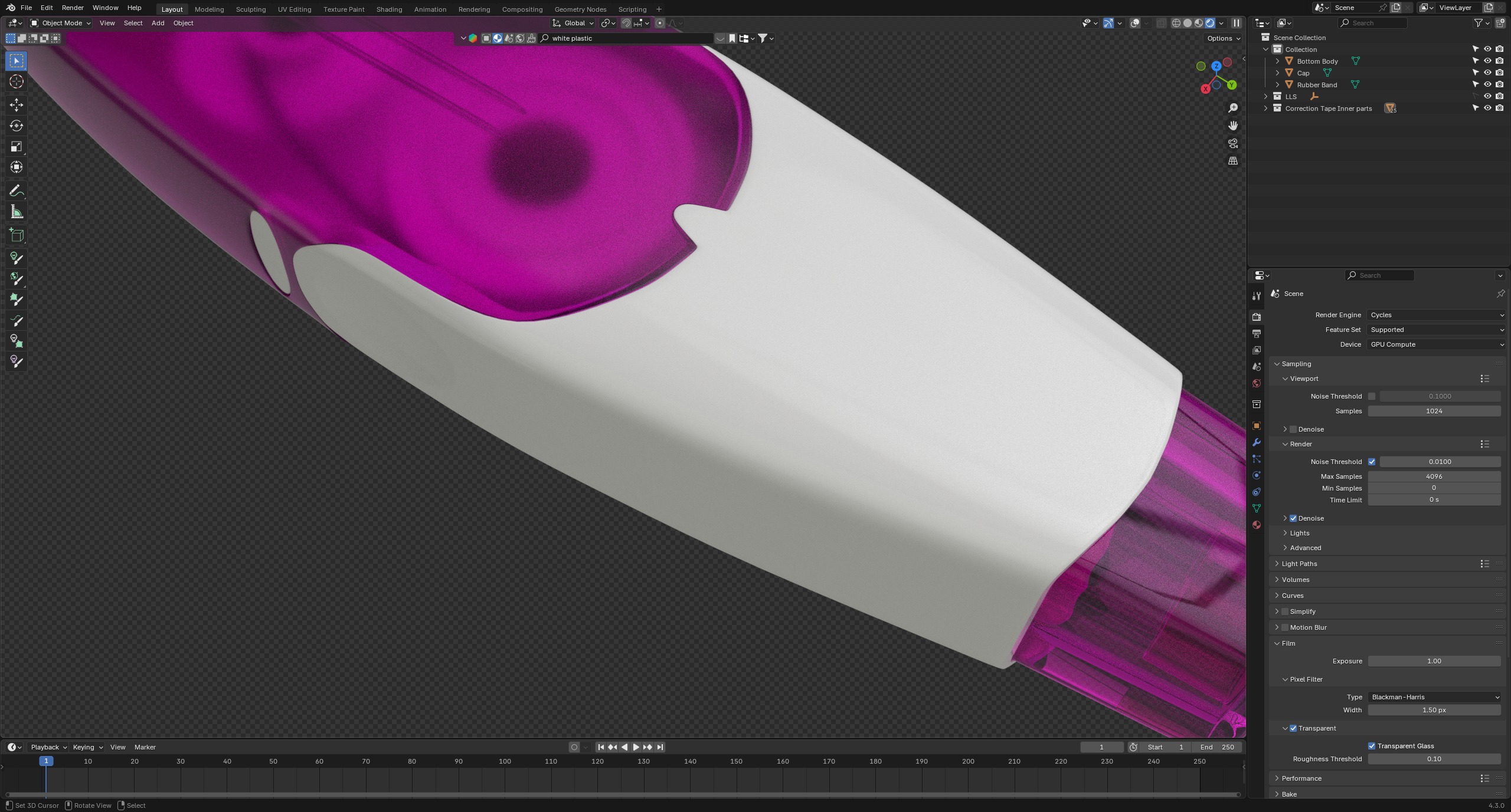 Correction Tape 3D model_33