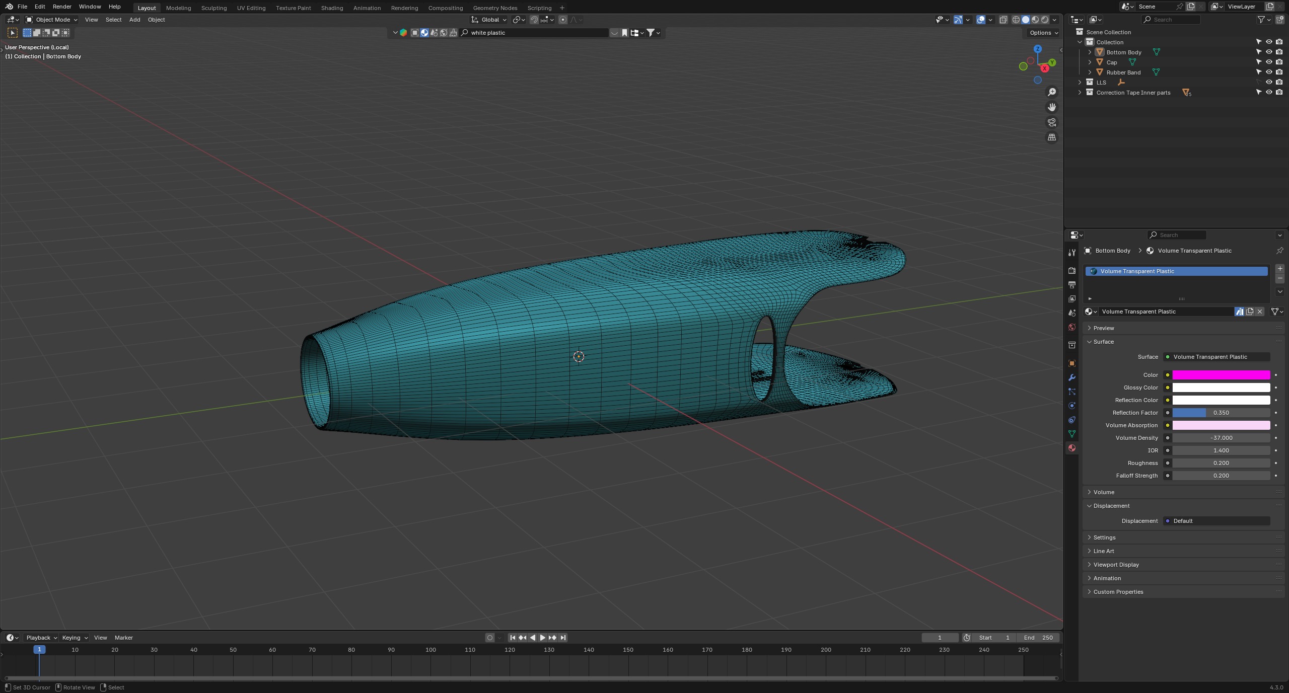 Correction Tape 3D model_16