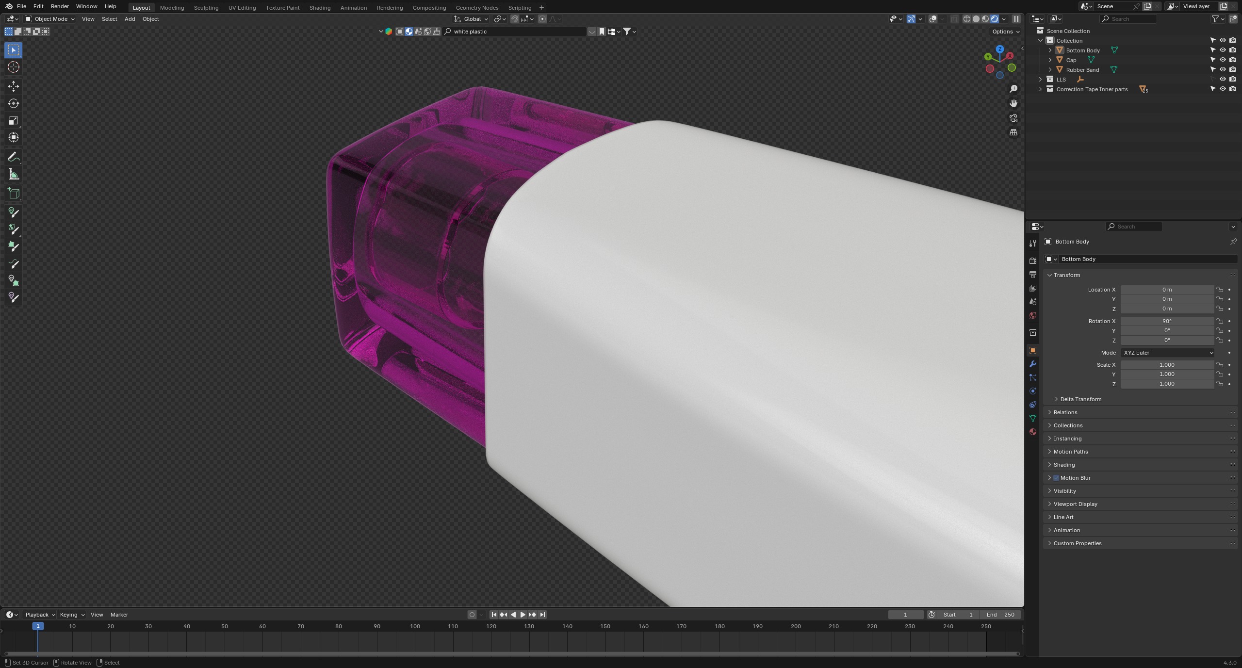 Correction Tape 3D model_31