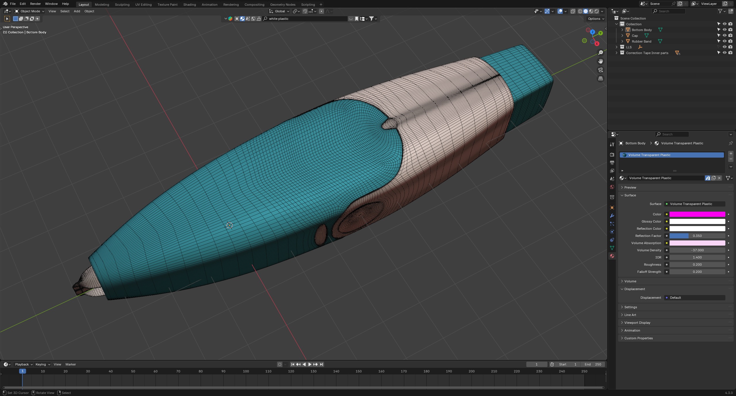Correction Tape 3D model_10