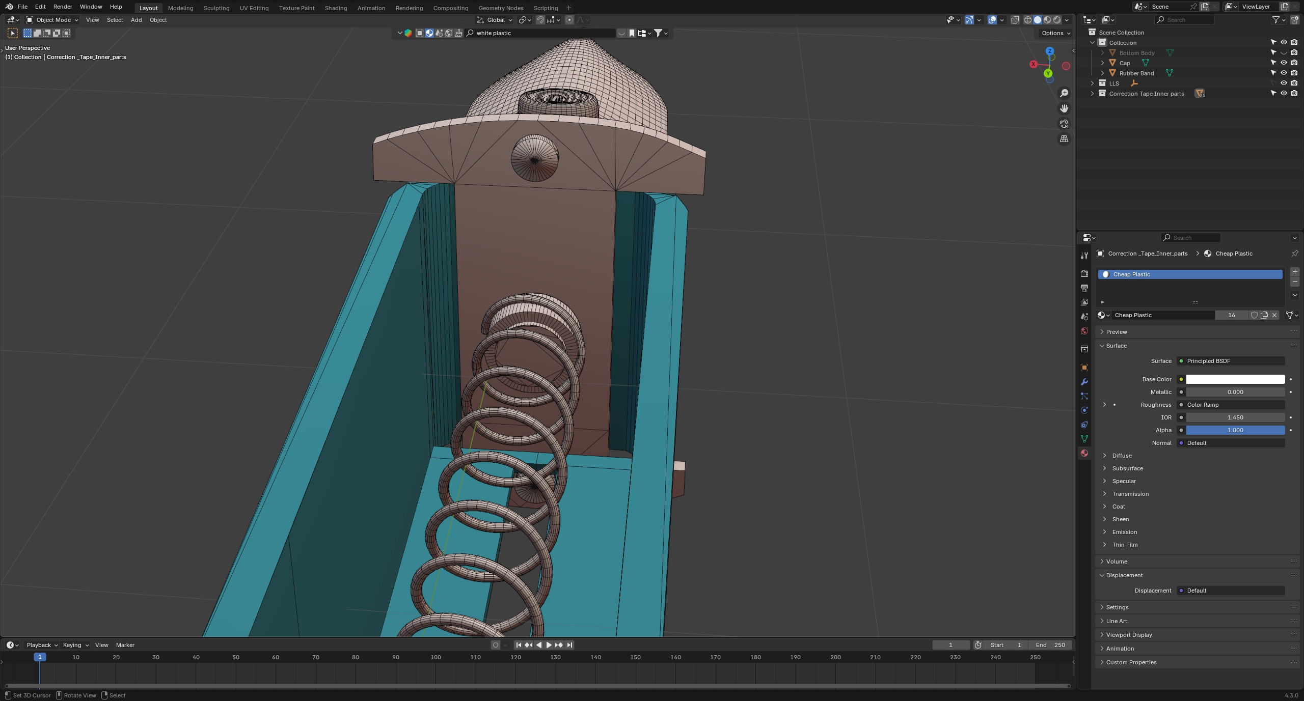 Correction Tape 3D model_25