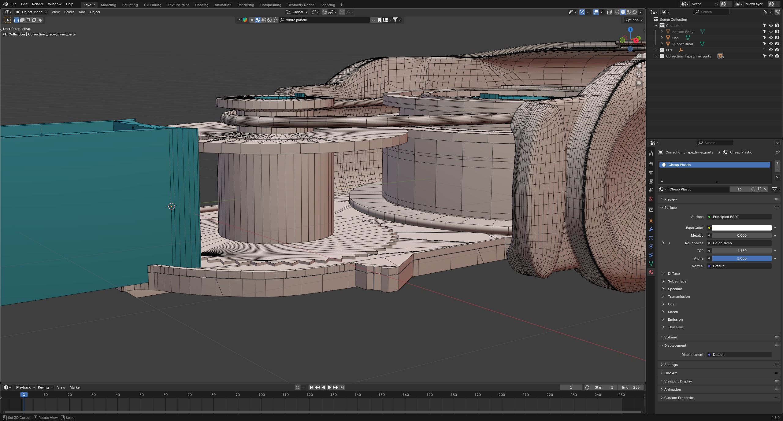 Correction Tape 3D model_26