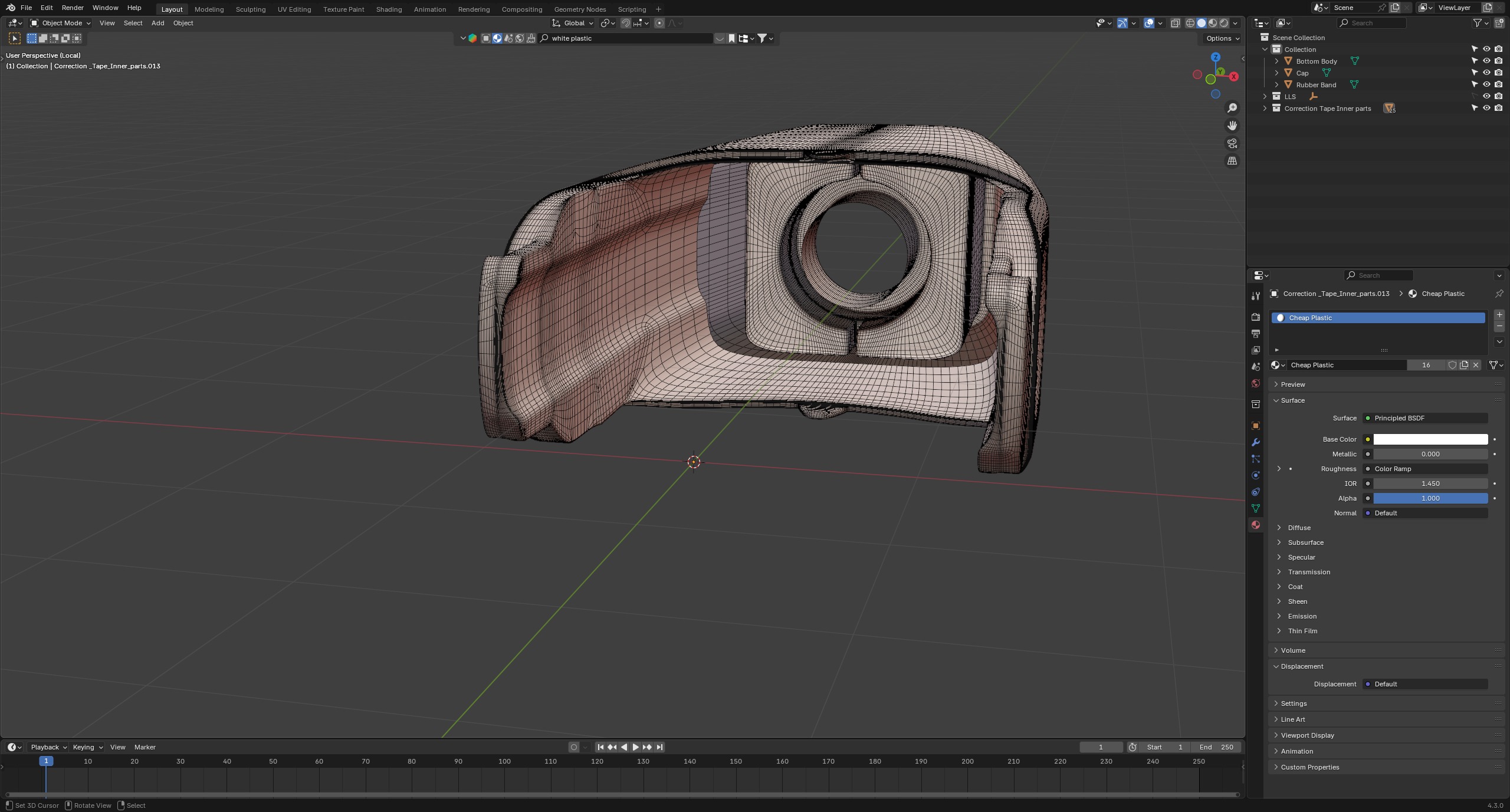 Correction Tape 3D model_15
