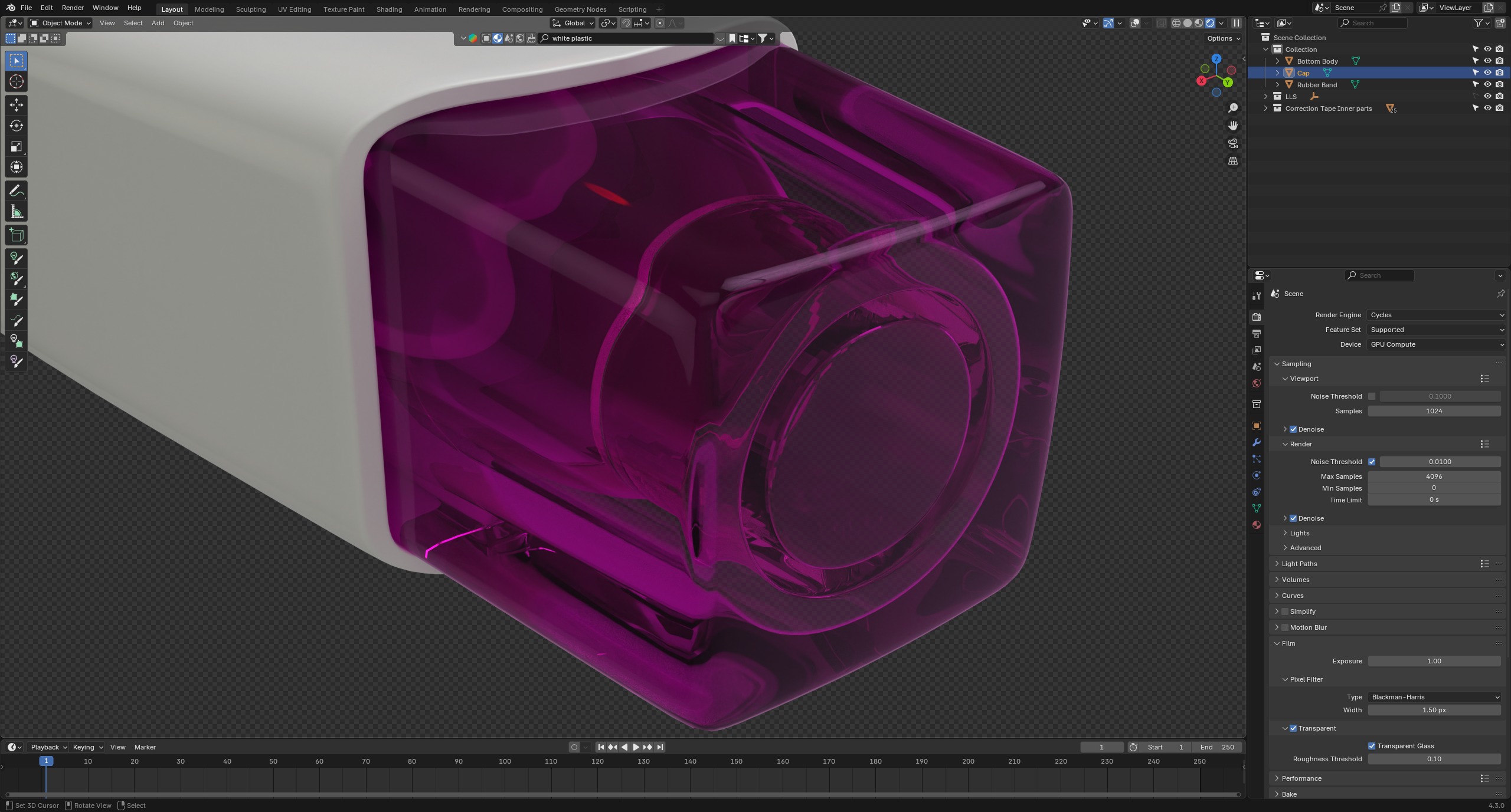 Correction Tape 3D model_32