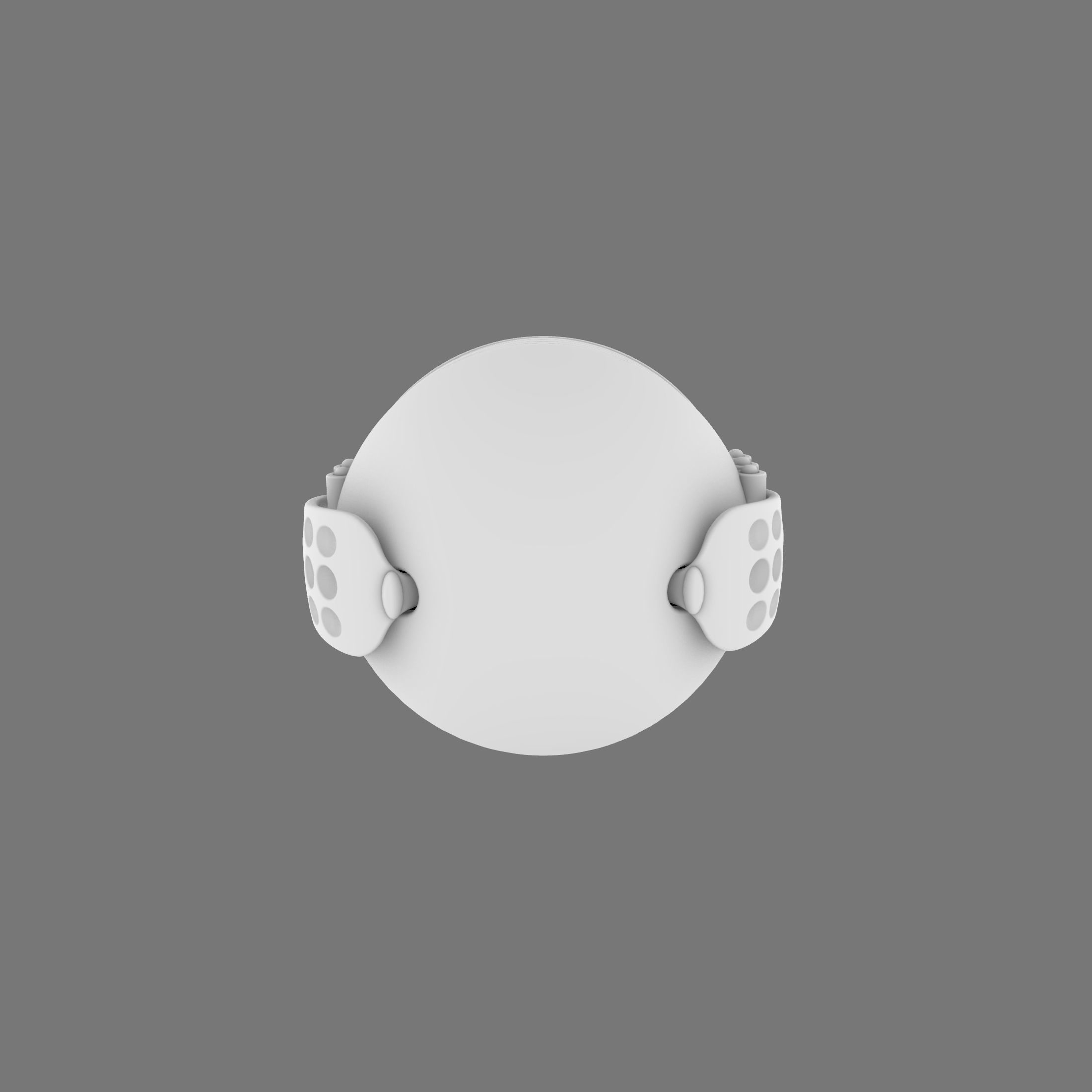 six frames Accordion Ball Expandable Locket Claw Latch Pendant 3D print model_11