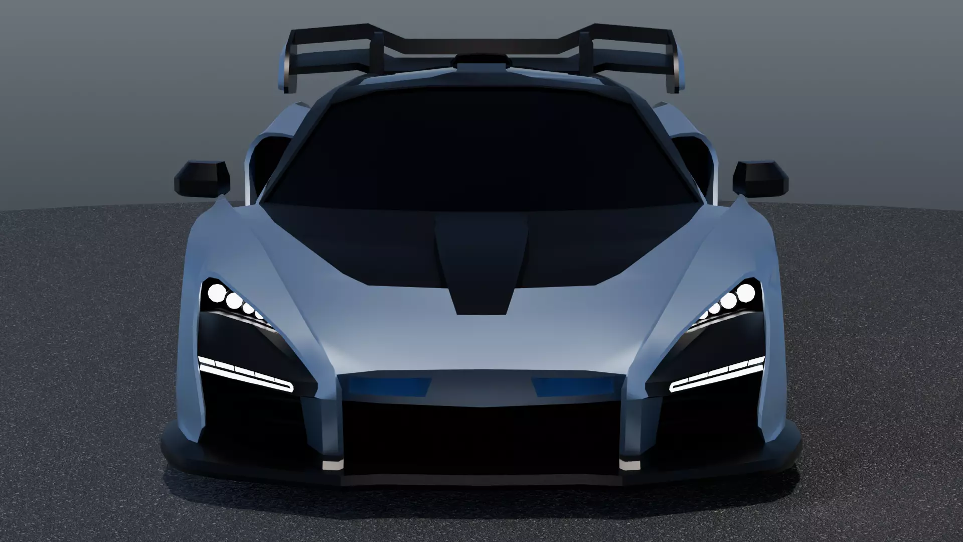 McLaren Senna 3d low-poly Model Low-poly 3D model_6