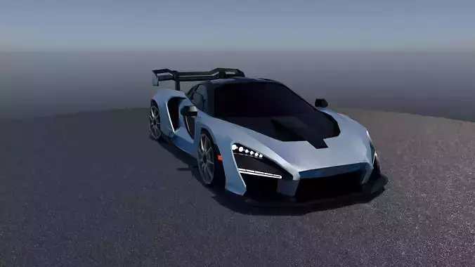 McLaren Senna 3d low-poly Model Low-poly 3D model