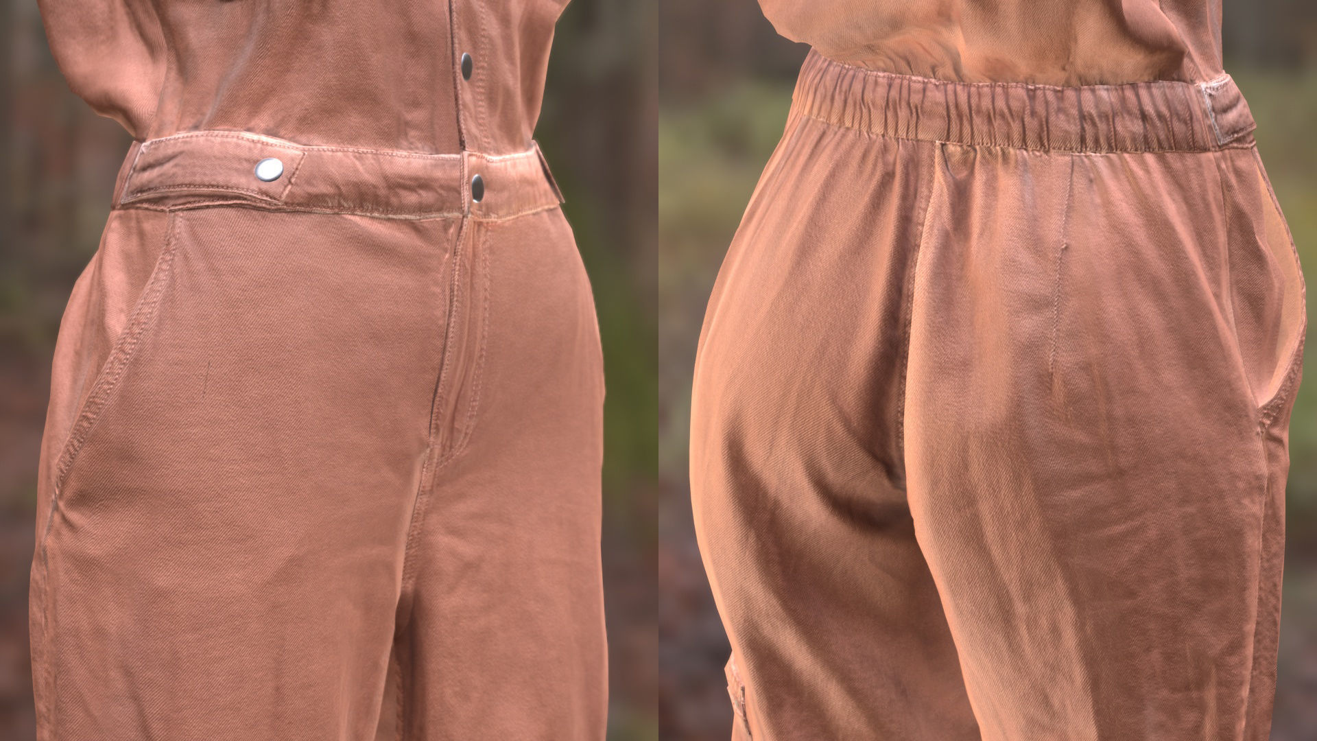 Overalls 211 - All MH Bodies - UE5 Skeletons - Rigged Low-poly 3D model_8