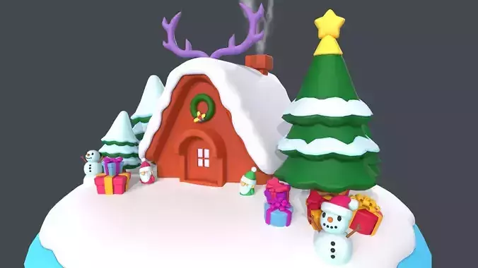 Stylized House Noel