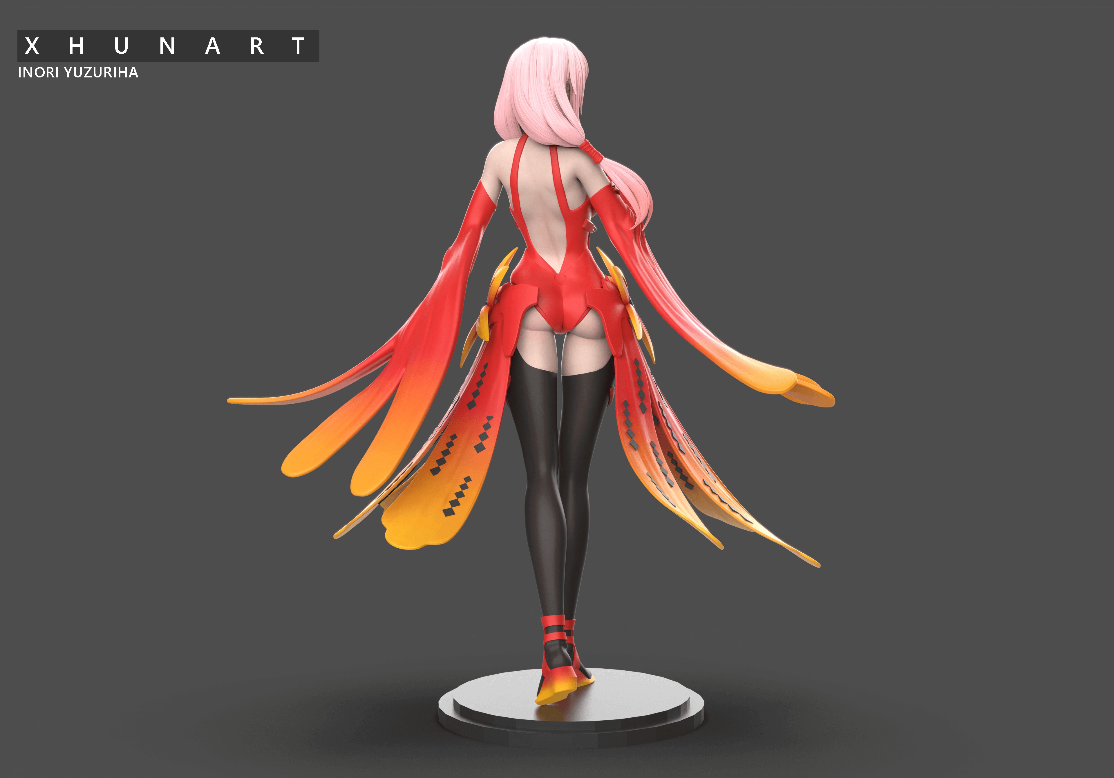 Inori Yuzuriha STL file 3D print model_4