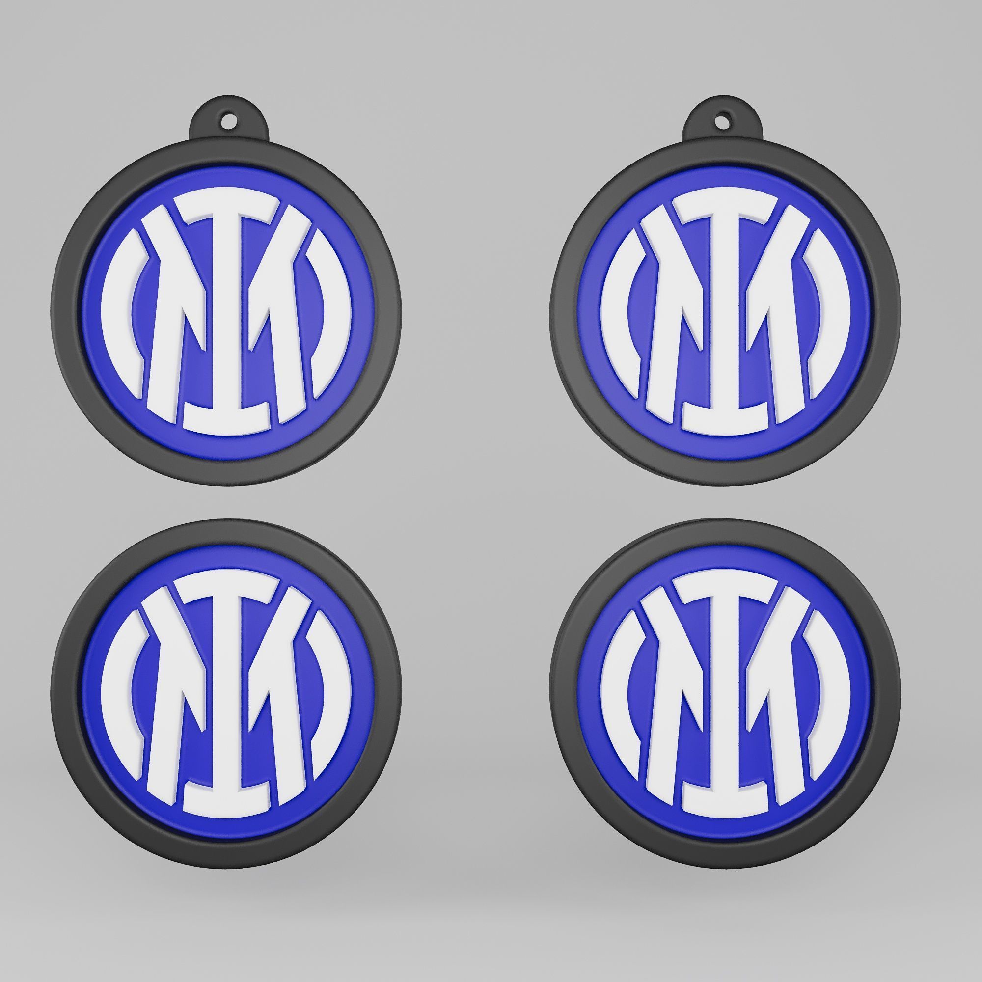 logo inter milan 3D print model_4
