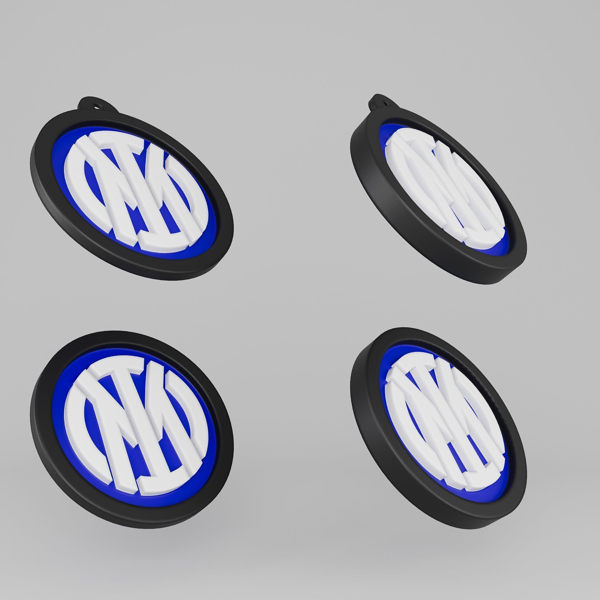 logo inter milan 3D print model_3