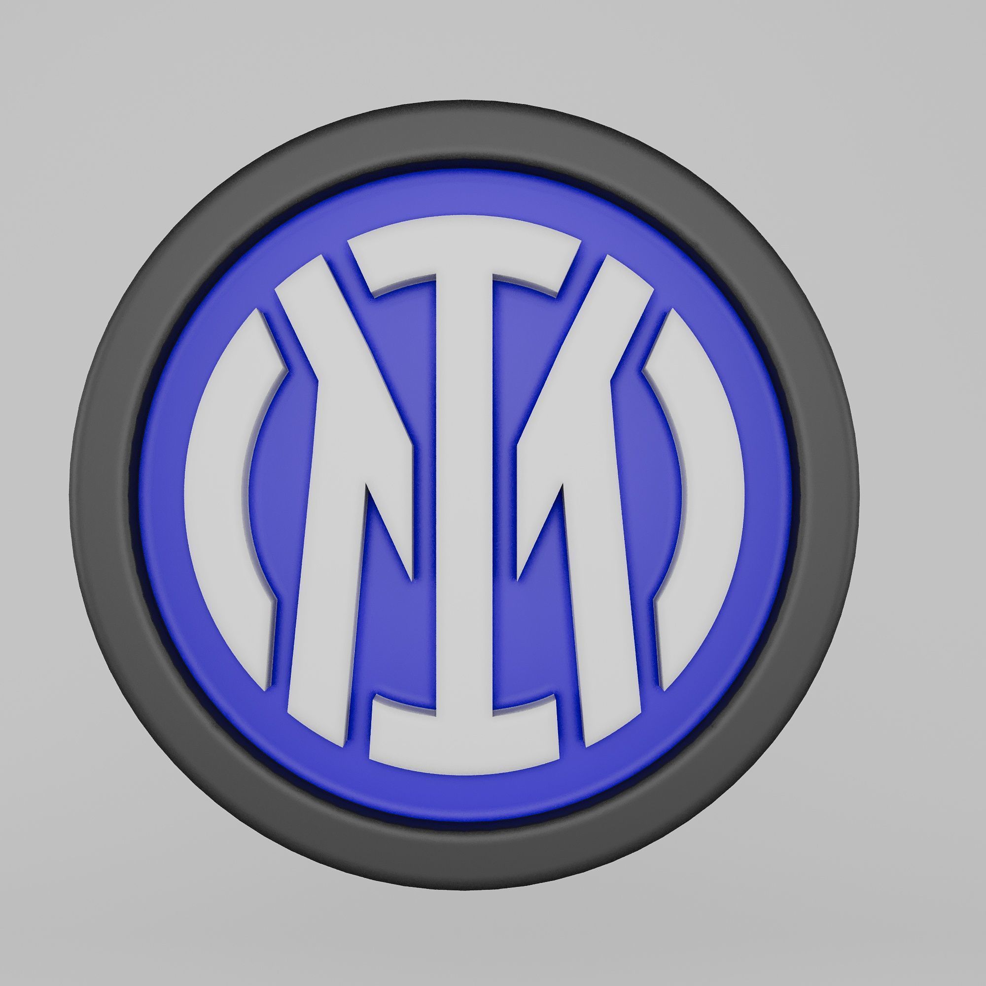 logo inter milan 3D print model_1