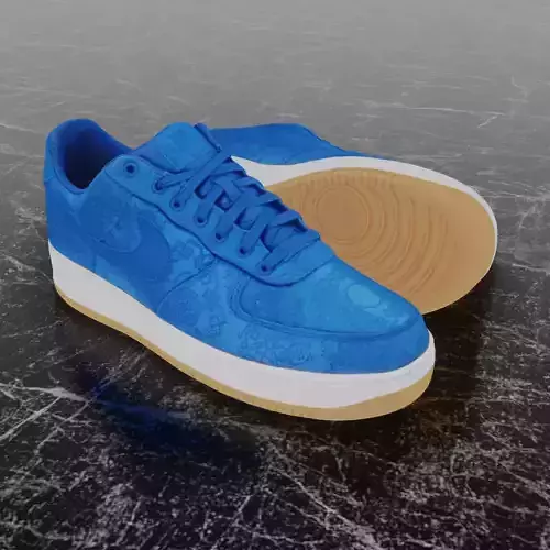 CLOT X NIKE AIR FORCE ONE 3D SHOES