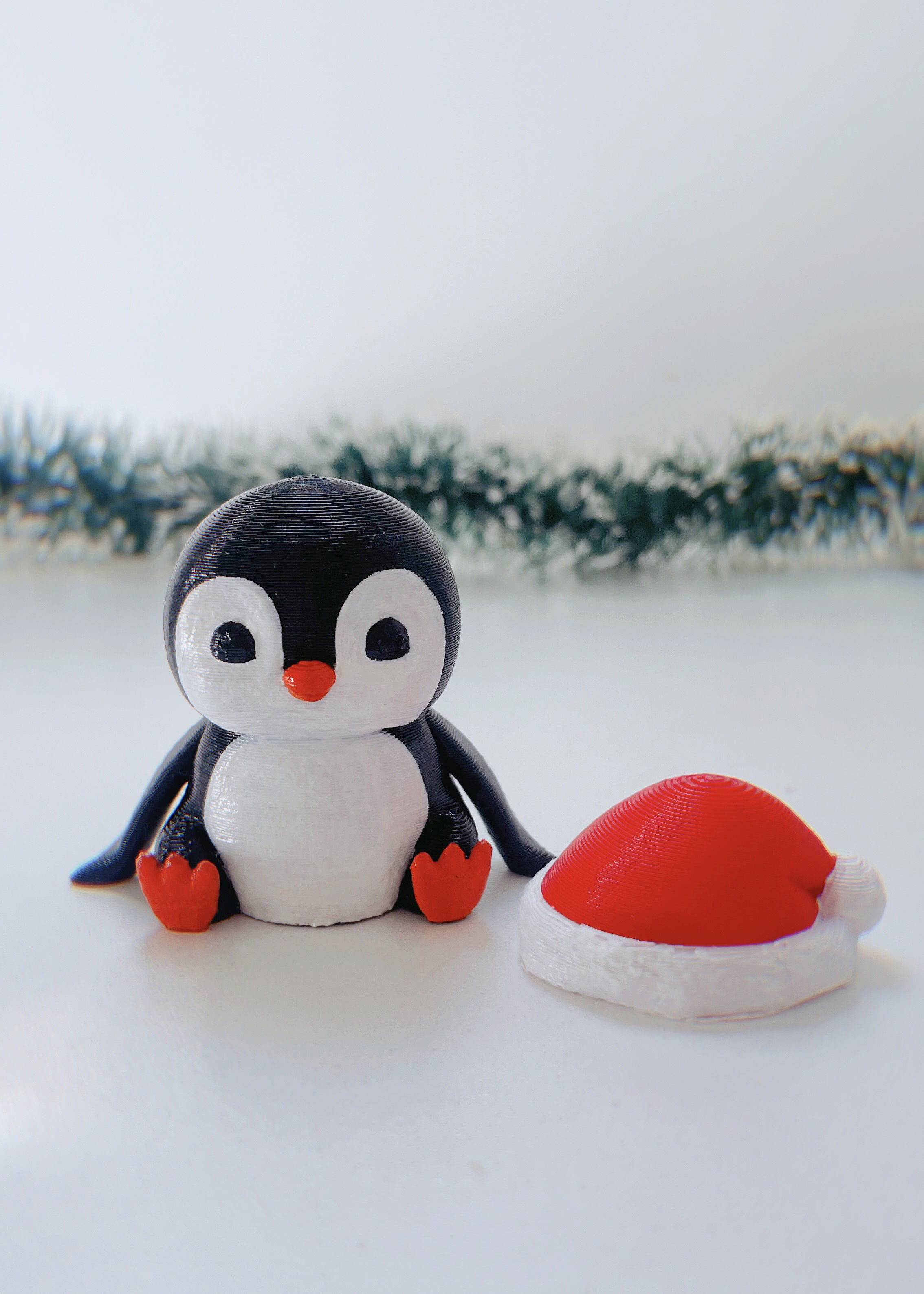 Flexi Penguin with sled - No supports 3D print model_3