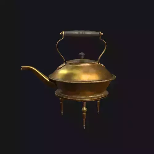 Brass vintage kettle