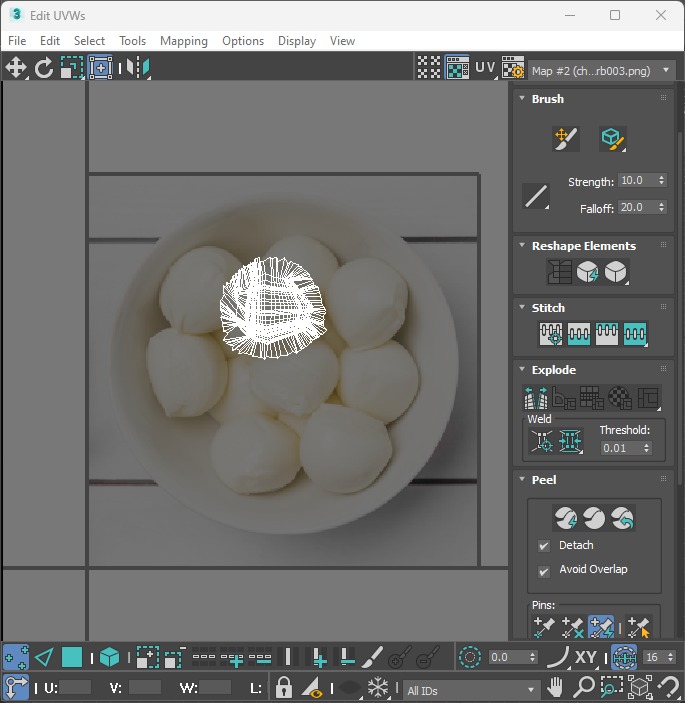 Bowl of Caprese Skewers 3D model_35