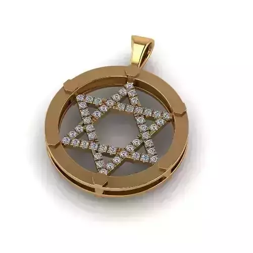 Star of David pendant Model 6808