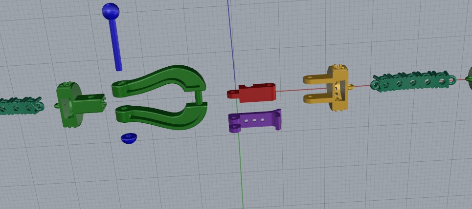 Bracelet lock Model 6806 3D print model_4