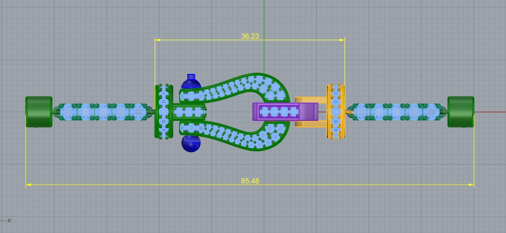 Bracelet lock Model 6806 3D print model_5