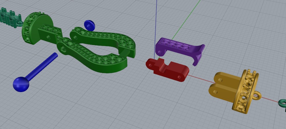 Bracelet lock Model 6806 3D print model_3