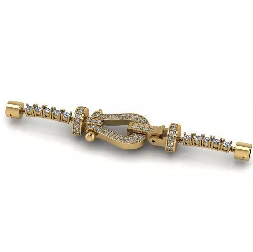 Bracelet lock Model 6806 3D print model_0