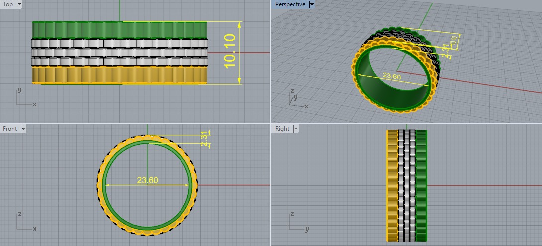 Ring Model 6801 3D print model_6