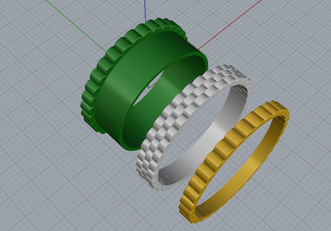 Ring Model 6801 3D print model_2