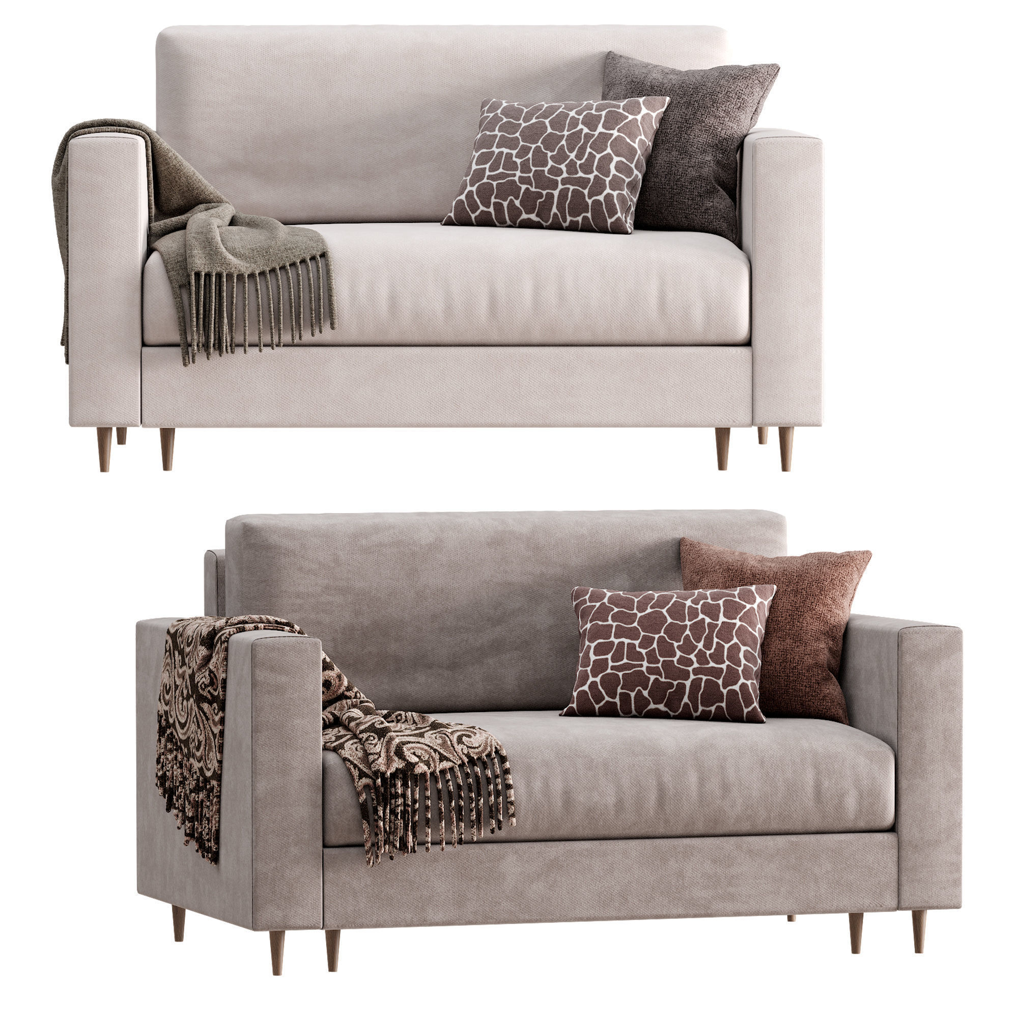INES Sofa By Divan ru 3D model_2