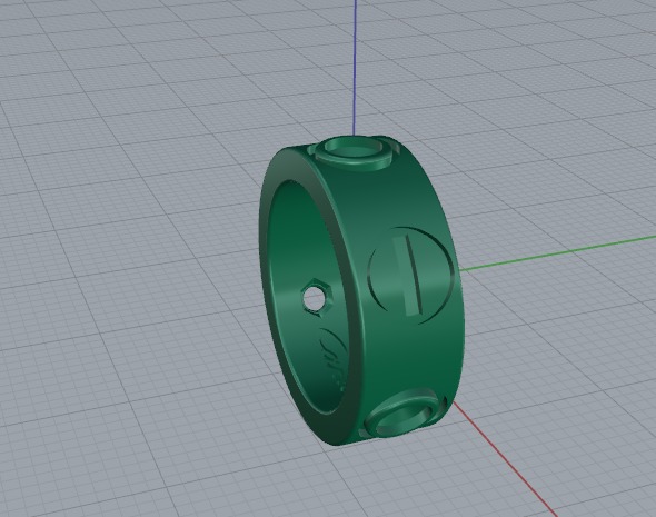 Bolt ring Model 6794 3D print model_3